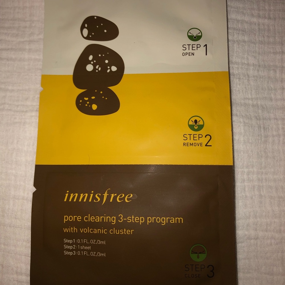 5/$25 innisfree volcanic cluster 3 piece mask